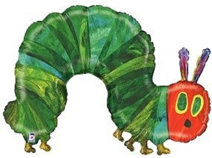 43&quot; Very Hungry Caterpillar Foil Balloon *Helium Filled with Weight*