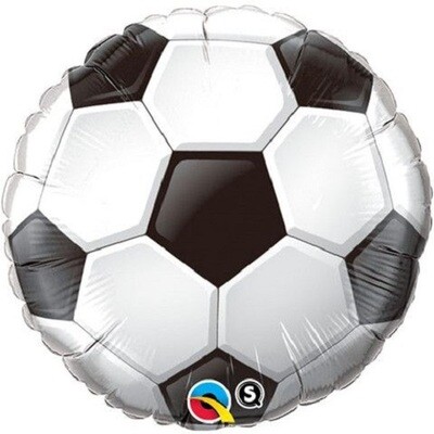 18&quot;/45 cm Soccer Ball Foil Balloon *Helium Filled*