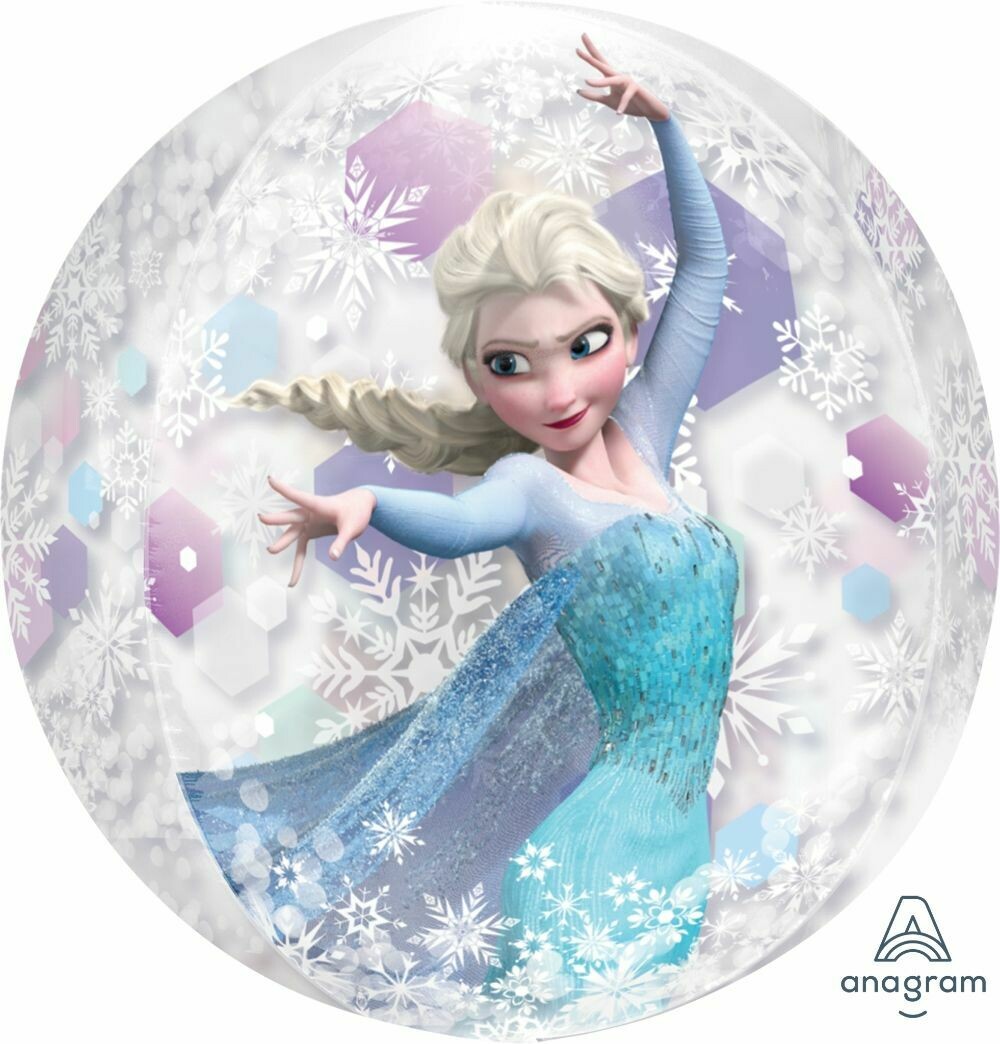 16&quot;/40 cm Anagram Licensed Orbz Frozen Anna and Elsa *Helium filled*