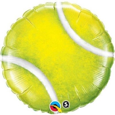 18&quot;/45 cm Tennis Ball Foil Balloon *Helium Filled*