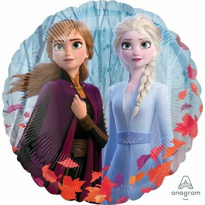18&quot;/45 cm Frozen 2 Elsa &amp; Anna Foil Balloon *Helium Filled*