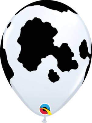 Holstein Cow 30 cm Helium Latex Balloon