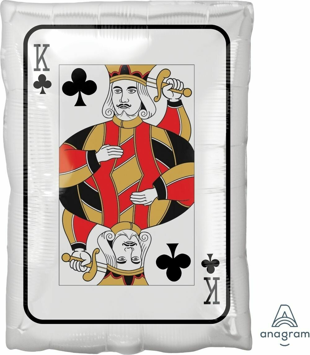 Jr Shape Roll the Dice King and Ace (30cm x 43cm) *Helium Filled*