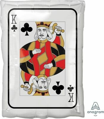 Jr Shape Roll the Dice King and Ace (30cm x 43cm) *Helium Filled*