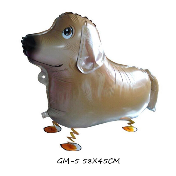 Helium Walking Pet Animal Balloon Golden Retriever