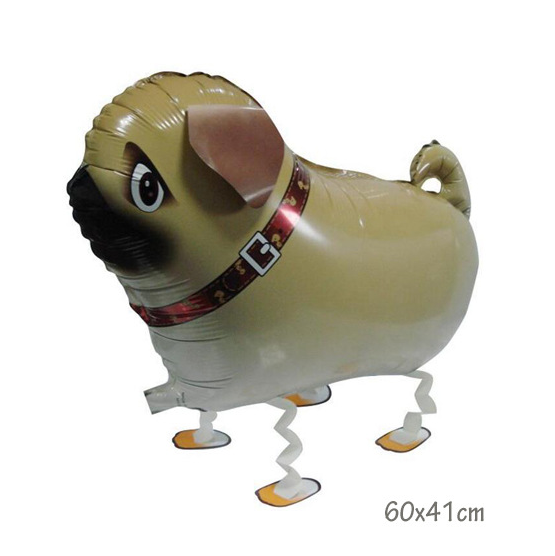 Helium Walking Pet Animal Balloon Pug