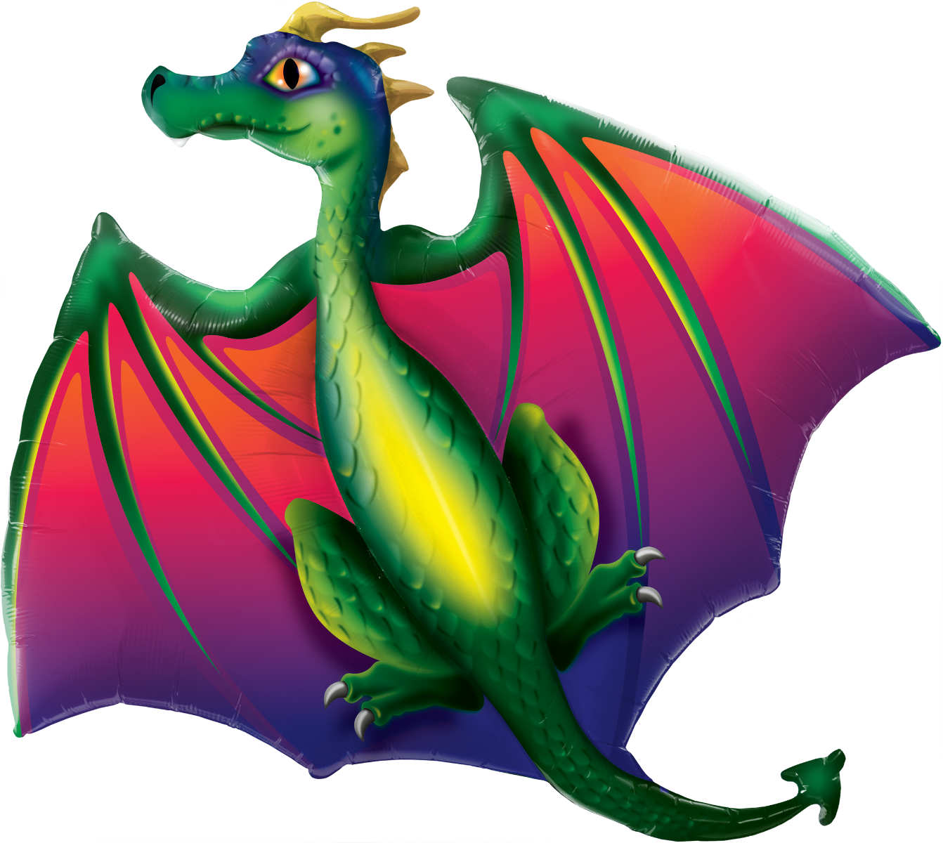 Qualatex Supershape Foil Balloon Mythical Dragon 45‘’ *Helium Filled with Weight*