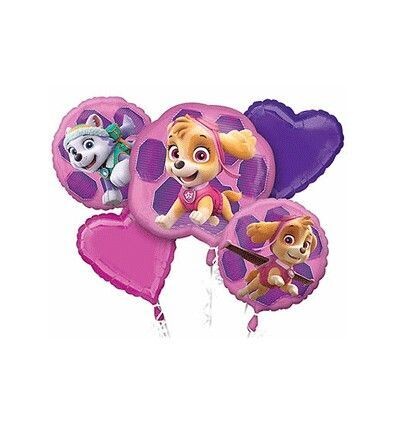Paw Patrol Skye &amp; Everest Balloon Bouquet