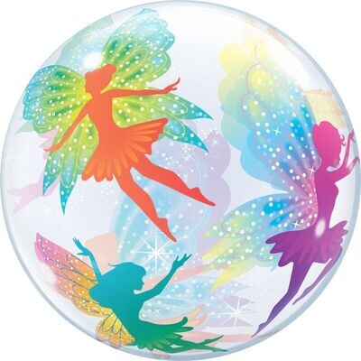 Magical Fairies & Sparkles Bubble Balloon *Helium filled*