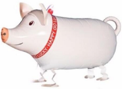 Helium Walking Pet Animal Balloon Pig