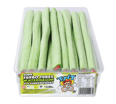 TNT SOUR TURBO TUBES WATERMELON 30s 1.5 kg