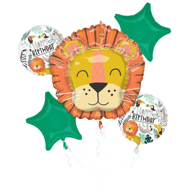 Get Wild Happy Birthday  Balloon Bouquet