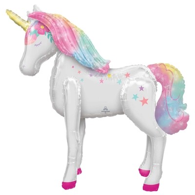 Enchanted Magical Unicorn Air Walker Helium Balloon
