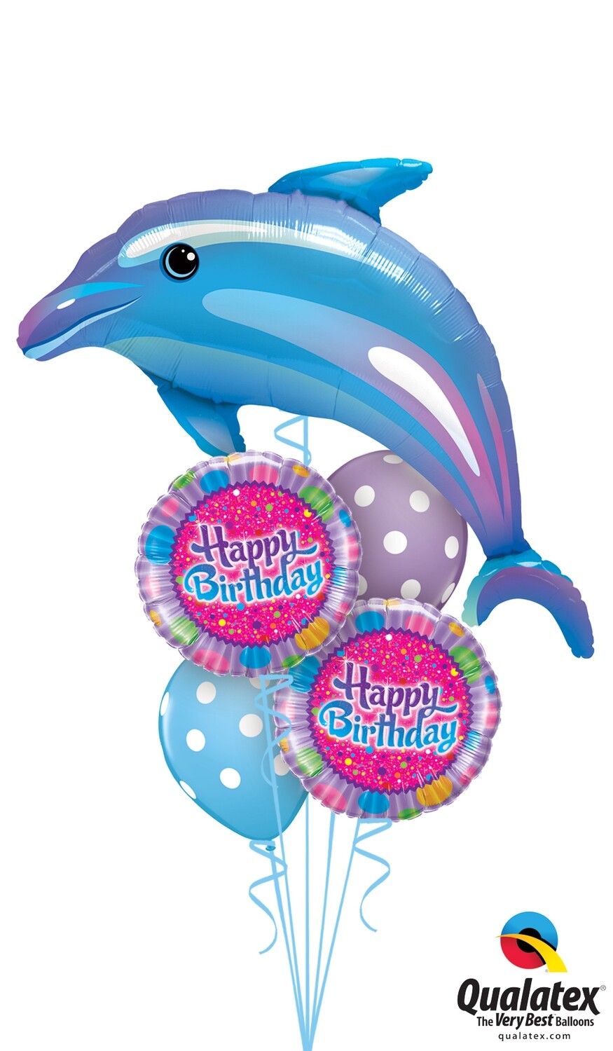 Birthday Dolphin Balloon Bouquet