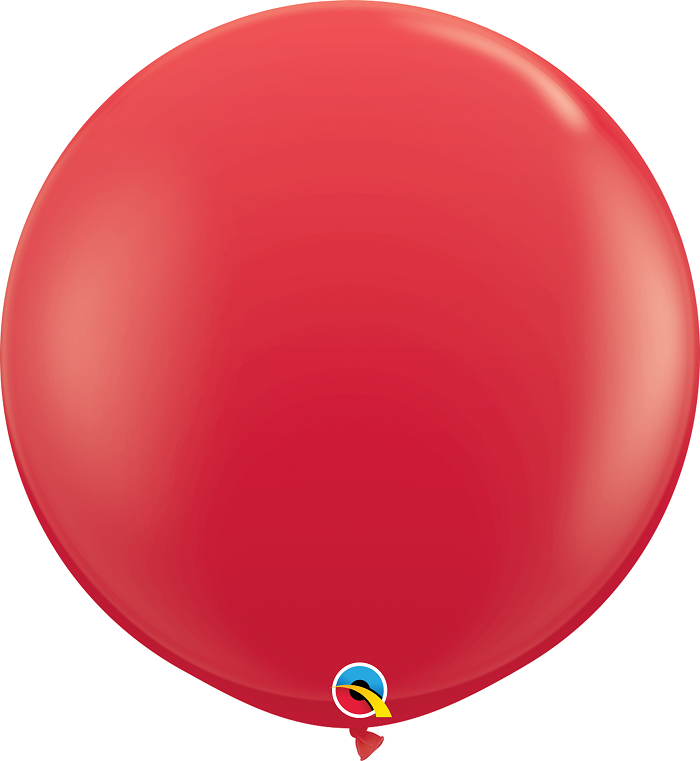 36 inch/90 cm Standard Red Latex Balloon