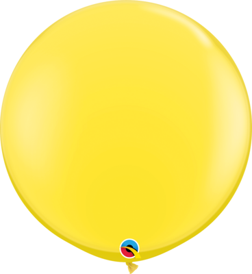 36 inch/90 cm Standard Yellow Latex Balloon