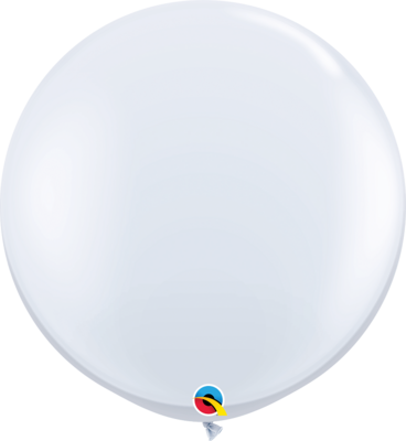 36 inch/90 cm Standard White Latex Balloon