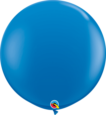 36 inch/90 cm Standard Dark Blue Latex Balloon