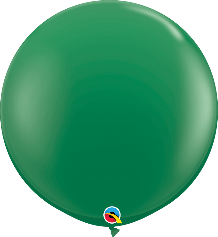 36 inch/90 cm Standard Green Latex Balloon