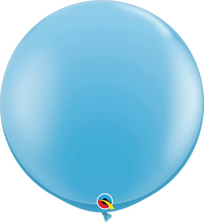 36 inch/90 cm Standard Pale Blue Latex Balloon