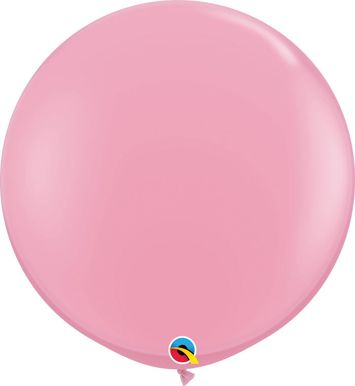 36 inch/90 cm Standard Pink Latex Balloon