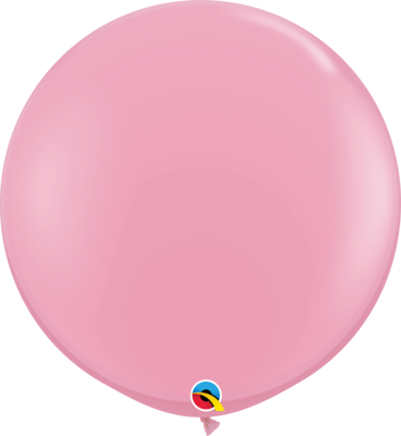 36 inch/90 cm Standard Pink Latex Balloon
