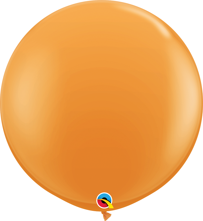 36 inch/90 cm Standard Orange Latex Balloon