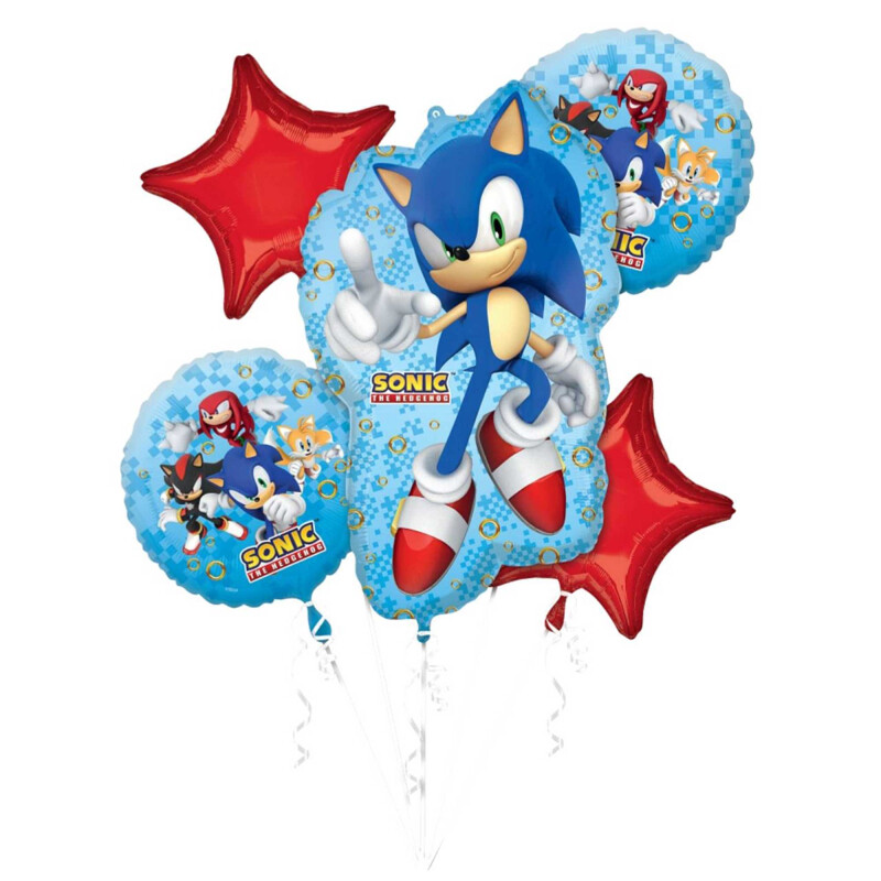 Sonic the Hedgehog Balloon Bouquet