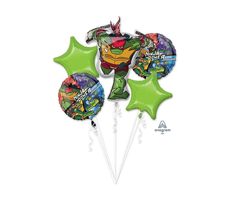 Rise of the Teenage Mutant Ninja Turtle Balloon Bouquet