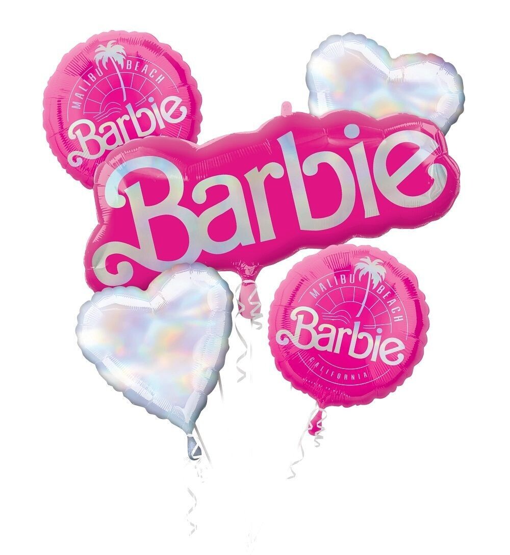 Barbie Theme Licensed Balloon Bouquet