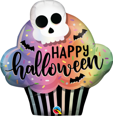 Halloween Cupcake Balloon 81cm *Helium Filled with Weight*