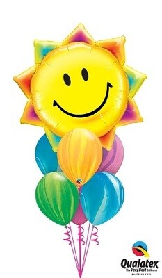 Radiant Rainbow Flower
