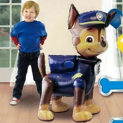 🌟 Paw Patrol "Chase" Giant Air Walker Foil Balloon (137cm) - Helium Inflated 🌟