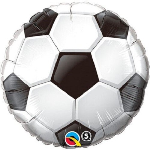 ⚽ 18" Classic Football Foil Balloon (Helium Inflated) ⚽