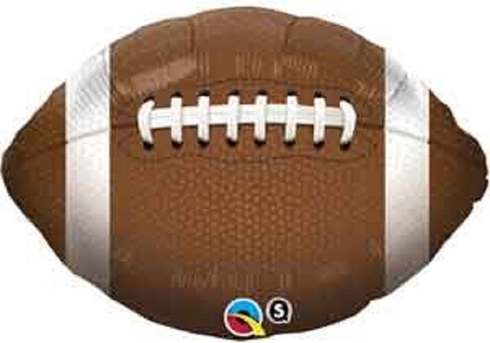 18"/45 cm Football Foil Balloon *Helium Filled*