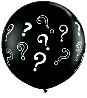 36 inch/90 cm Gender Reveal Latex Balloon Pink/Blue