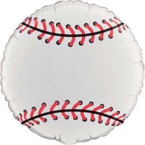 ⚾ 18" Classic Baseball Foil Balloon (Helium Inflated) ⚾