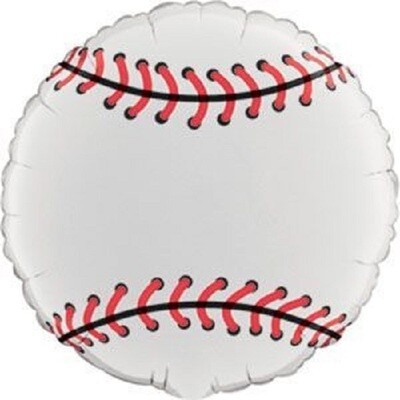 ⚾ 18" Classic Baseball Foil Balloon (Helium Inflated) ⚾