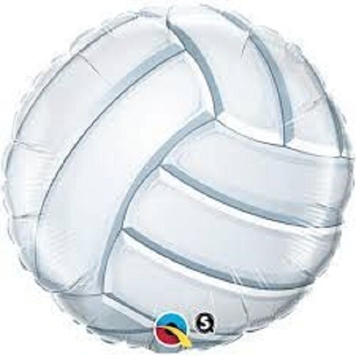 🏐 18" Classic Volleyball Foil Balloon (Helium Inflated) 🏐