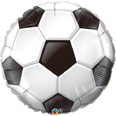 Soccer Ball Foi Balloon 36"/91 cm *Helium Filled with Weight*
