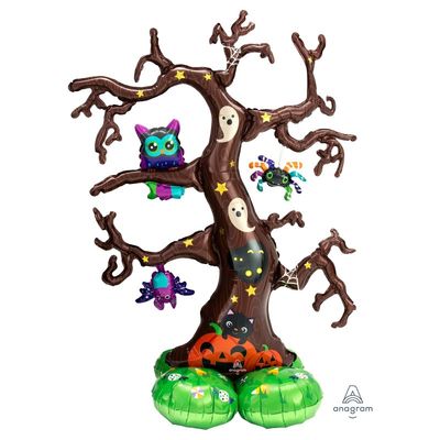 🎃 Giant Halloween Creepy Tree AirLoonz Freestanding Balloon (Air-Filled) ✨