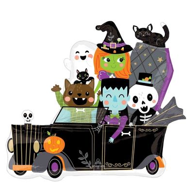 🎃 SuperShape Monster Mingle Halloween Foil Balloon (Helium Inflated) ✨