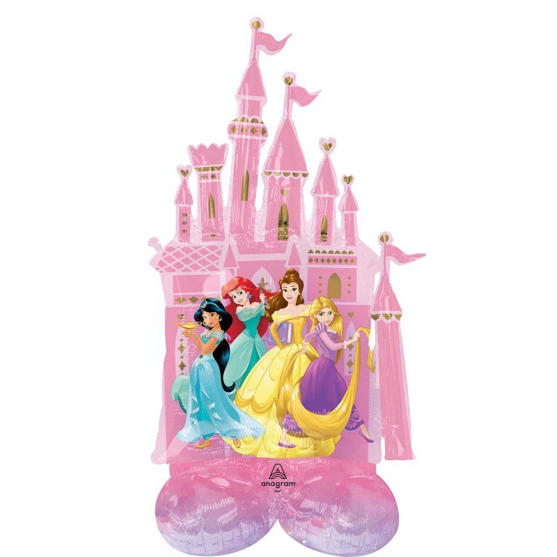 👑 Giant Disney Princess Castle AirLoonz Floor Display (Air-Filled) ✨