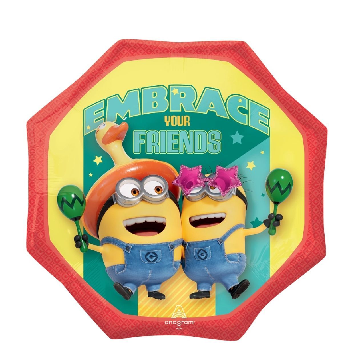 🍌 Giant Despicable Me 4 Minion Foil Balloon (Helium Inflated) ✨