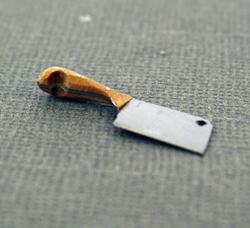 Meat Cleaver (Cherry Handle)