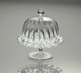 Ribbed Cake Stand with Dome