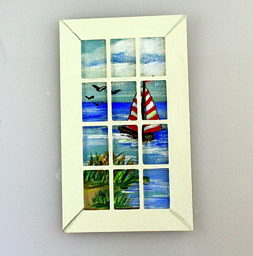 Seascape with Sailboat