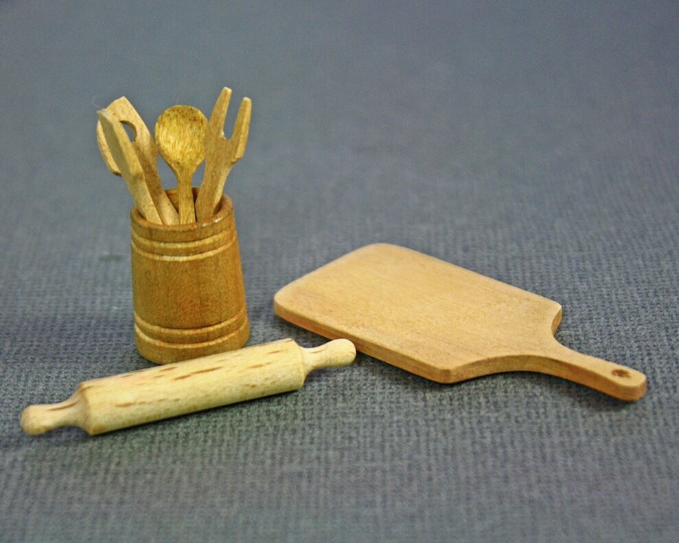 Utensil,Rolling Pin and Board Set