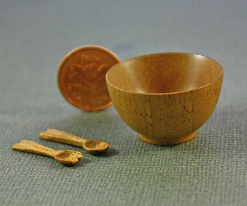 Wood Salad Bowl Set