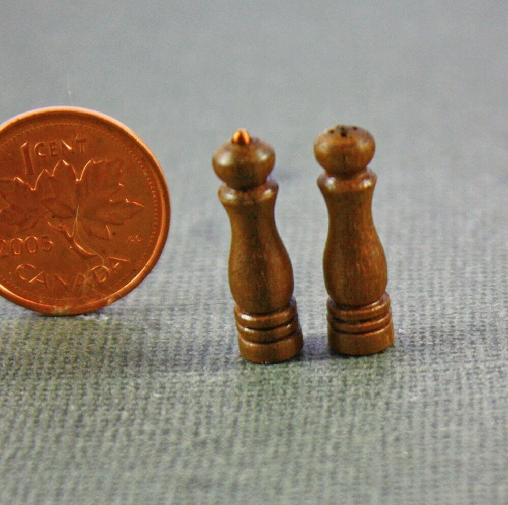 Salt and Pepper Set  (Dark Finish)